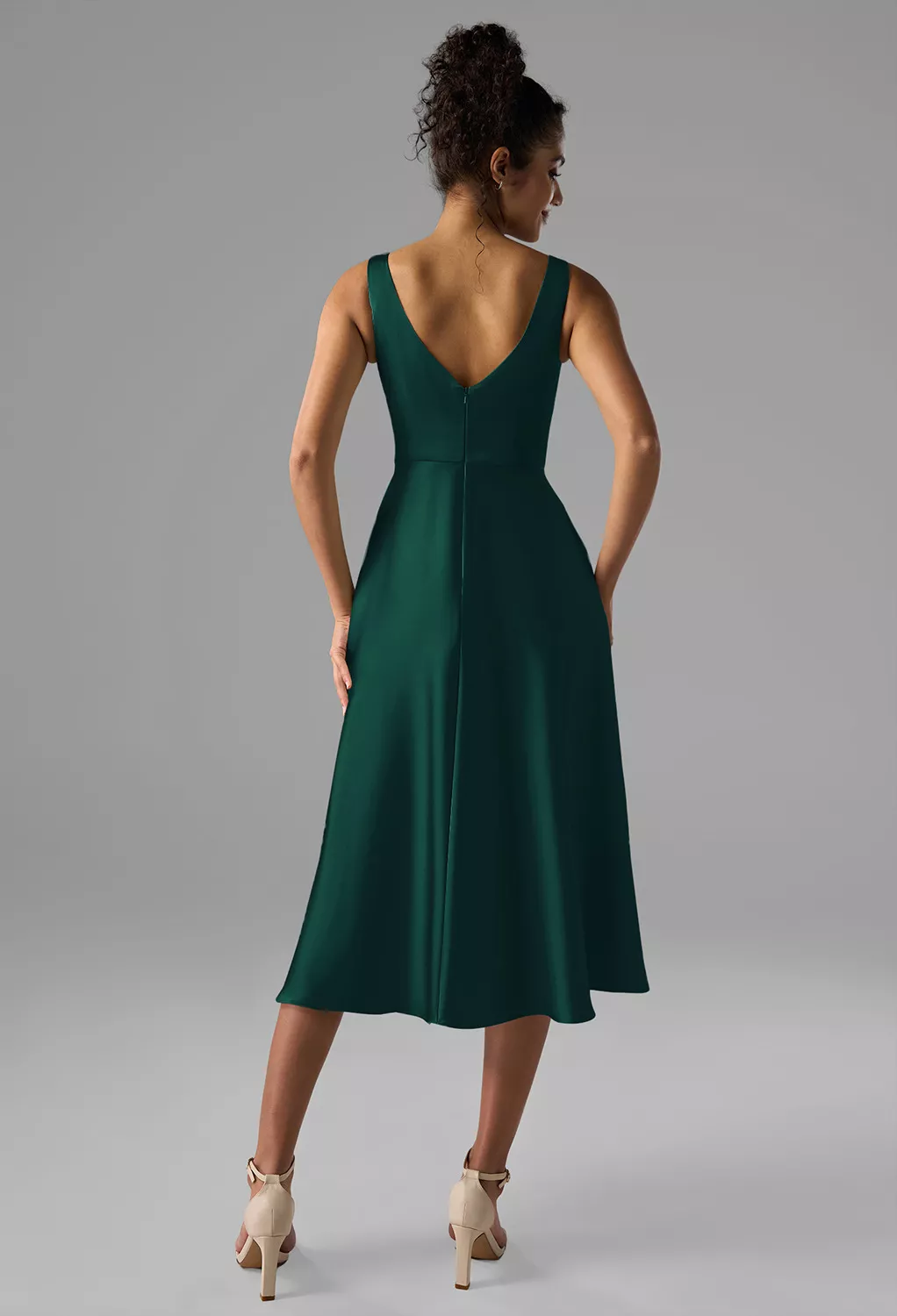 AW Asa Hunter Green  Spring Wedding Guest Dresses